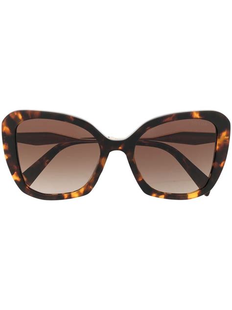 prada 63mm modified cat eye sunglasses|Prada cat eye tortoiseshell sunglasses.